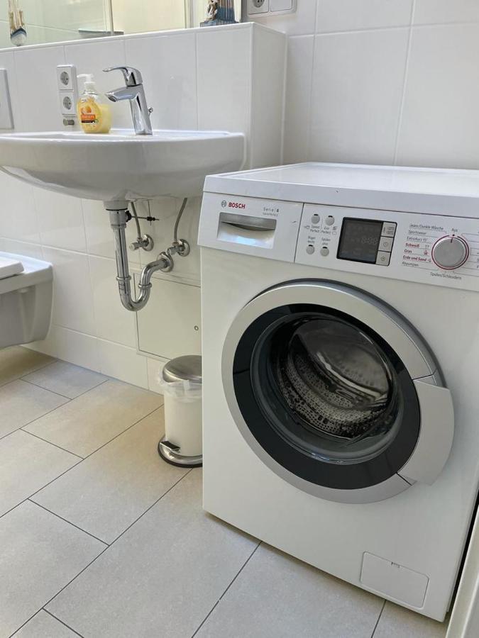 ברנאו ביי ברלין Ferienwohnung Im Stadtzentrum Von Bernau - Komfortable Wohnung Mit 2 Zimmern, Bad, Spuelmaschine, Waschmaschine, Komplette Kueche, Wlan, Terrasse, Ruhige Lage מראה חיצוני תמונה