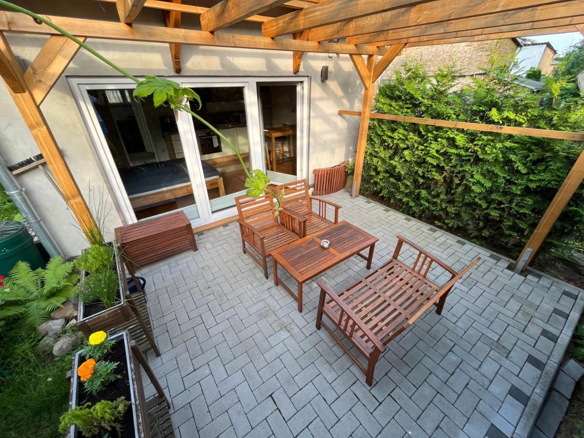 ברנאו ביי ברלין Ferienwohnung Im Stadtzentrum Von Bernau - Komfortable Wohnung Mit 2 Zimmern, Bad, Spuelmaschine, Waschmaschine, Komplette Kueche, Wlan, Terrasse, Ruhige Lage מראה חיצוני תמונה